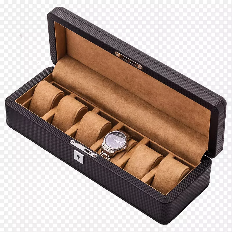 碳纤维皮质手表盒子