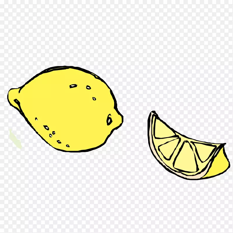 矢量的水果类柠檬插画