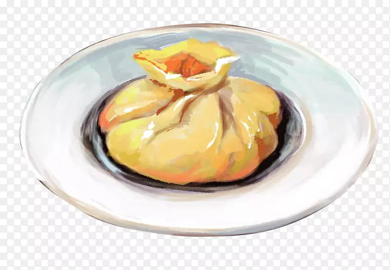 精致绘画传统灌汤包