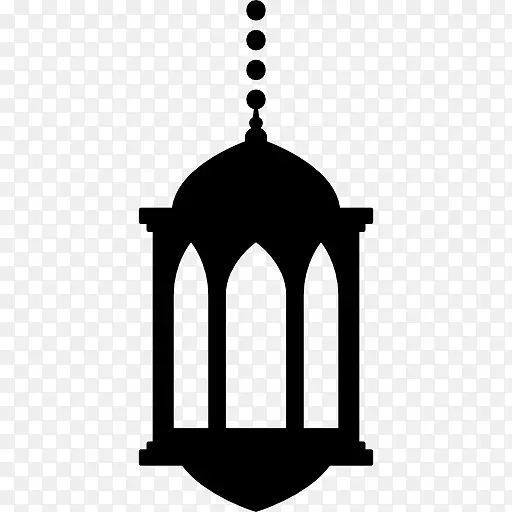 伊斯兰的灯笼图标