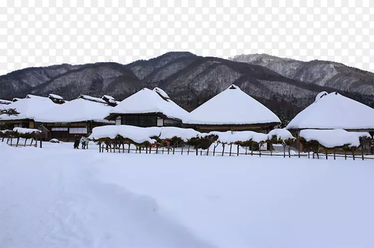 冬天雪景素材