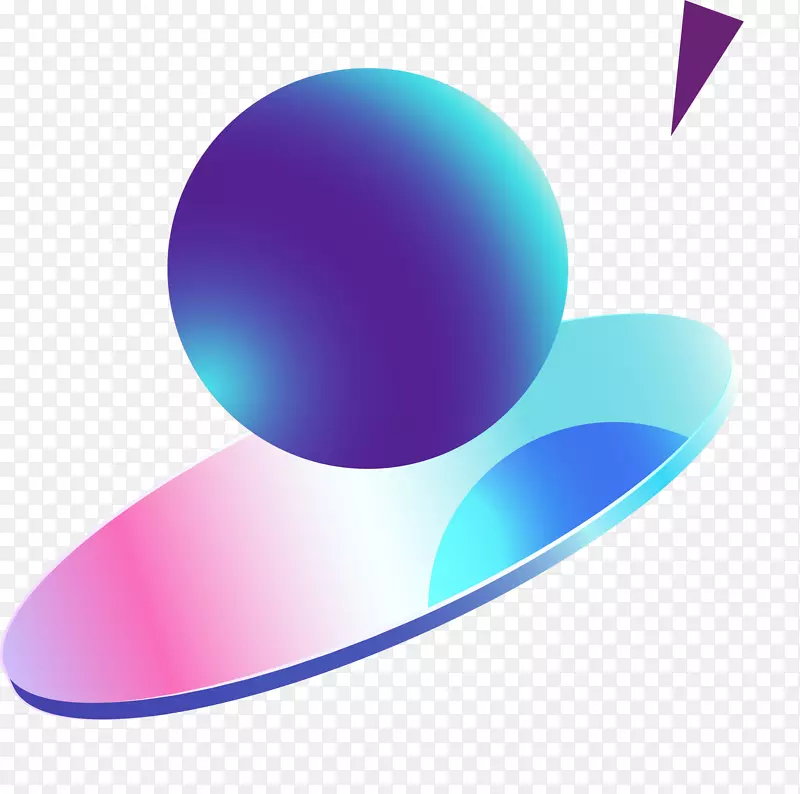 时尚创意漂浮装饰几何