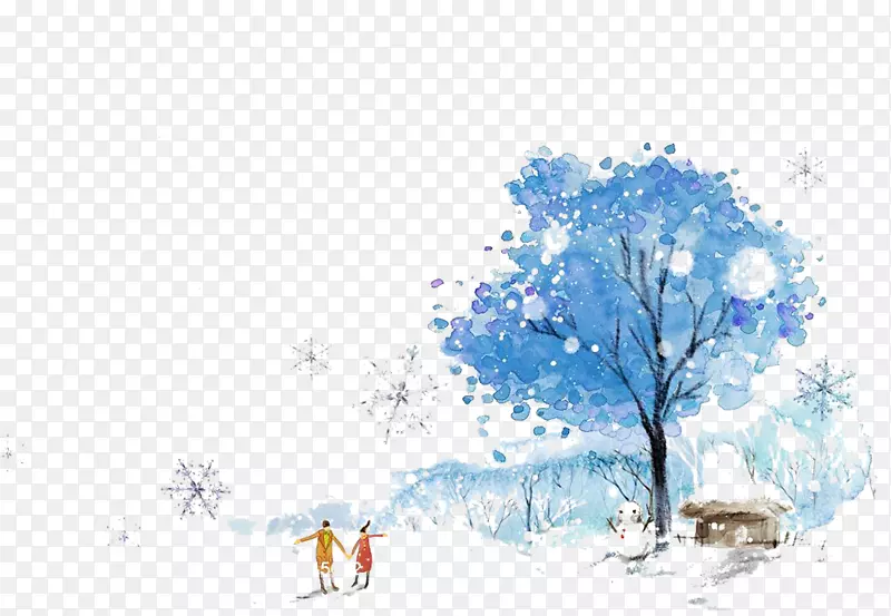 冬天的树图片素材