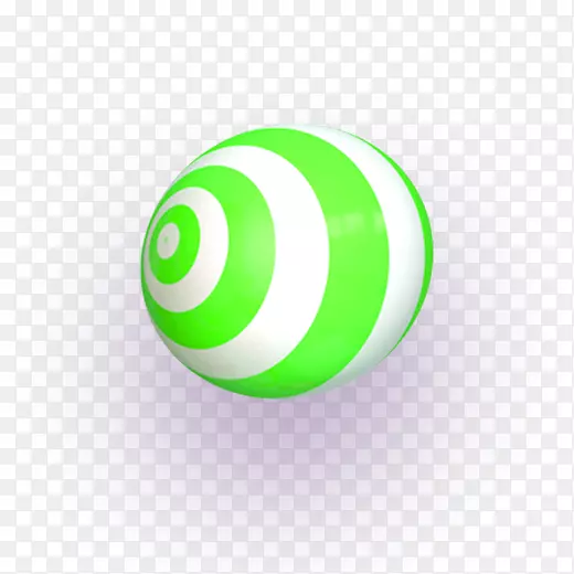 绿色圆弧糖果圆球元素