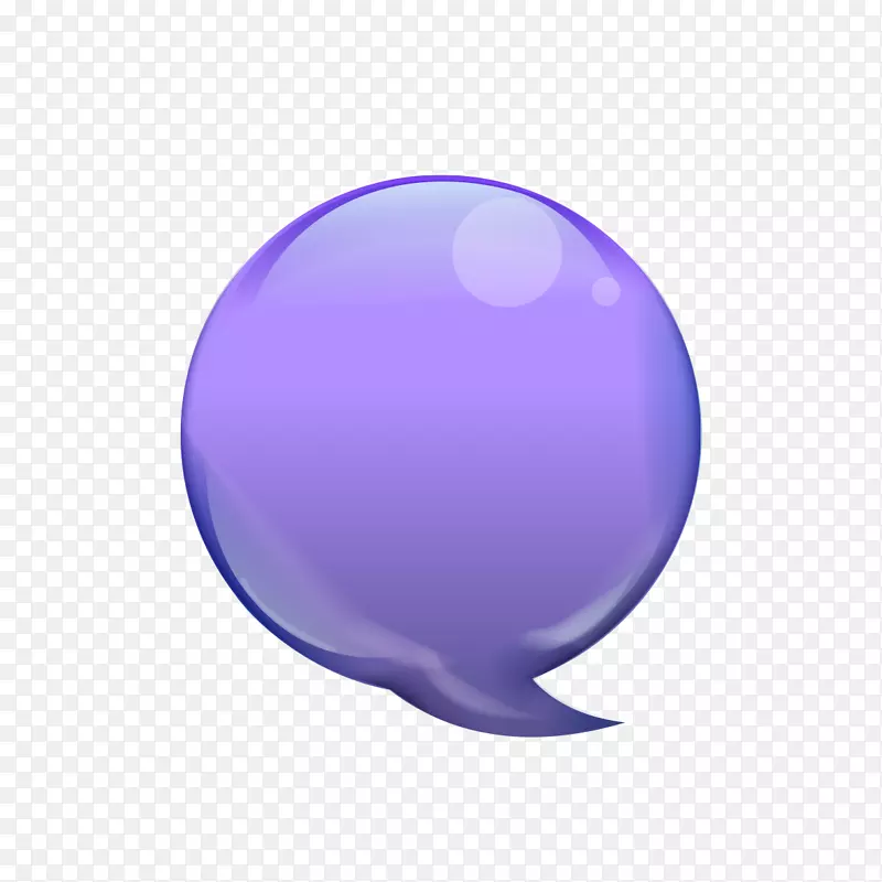 紫色圆球元素