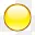 黄色的圆形按钮小图标