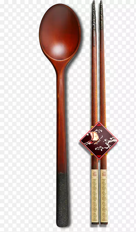 木质筷子和勺子