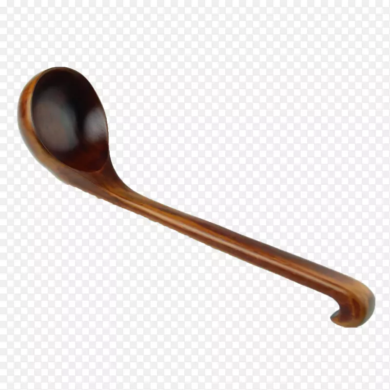 一个木质勺子