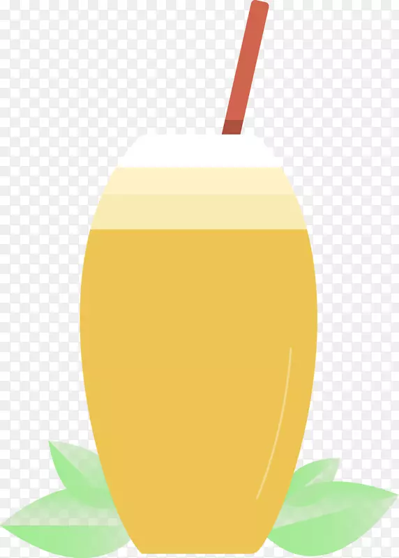 一杯金桔果汁素材图