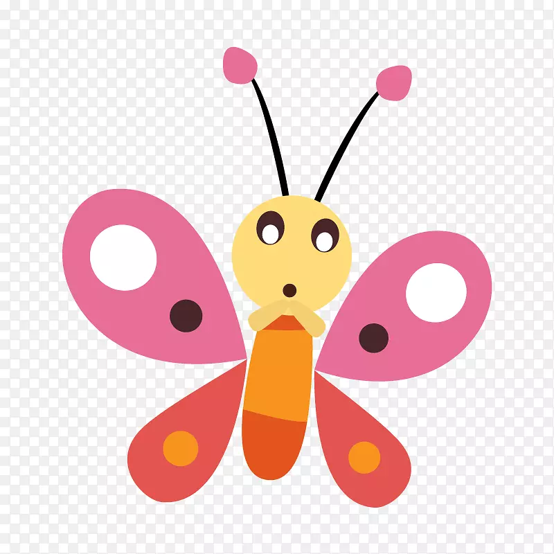 粉色卡通小蜜蜂