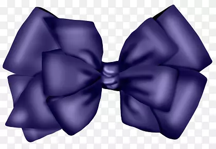 蓝紫色蝴蝶结