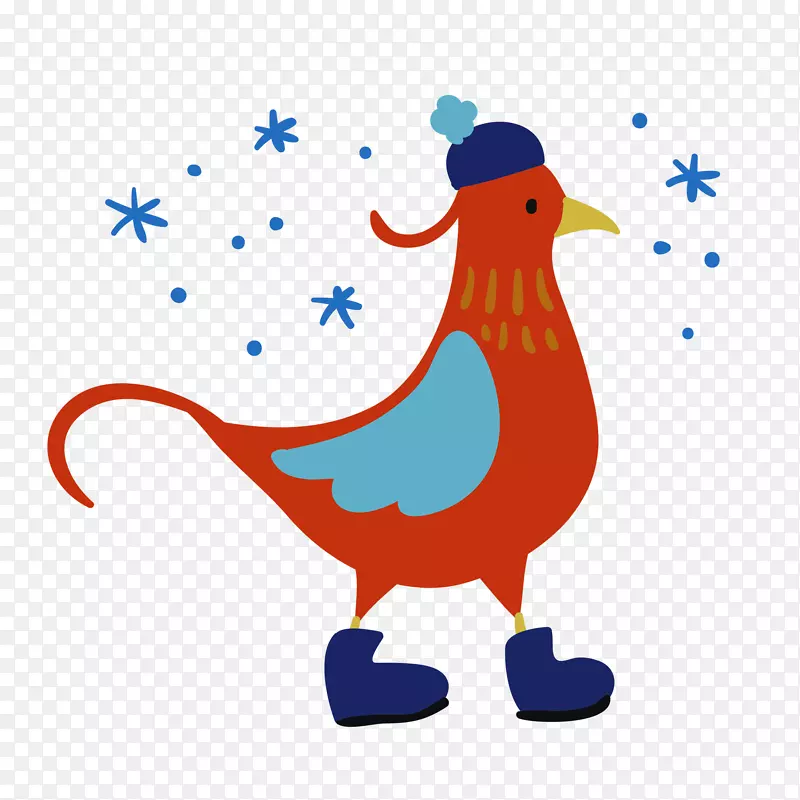 卡通可爱小动物装饰动物头像鸟儿