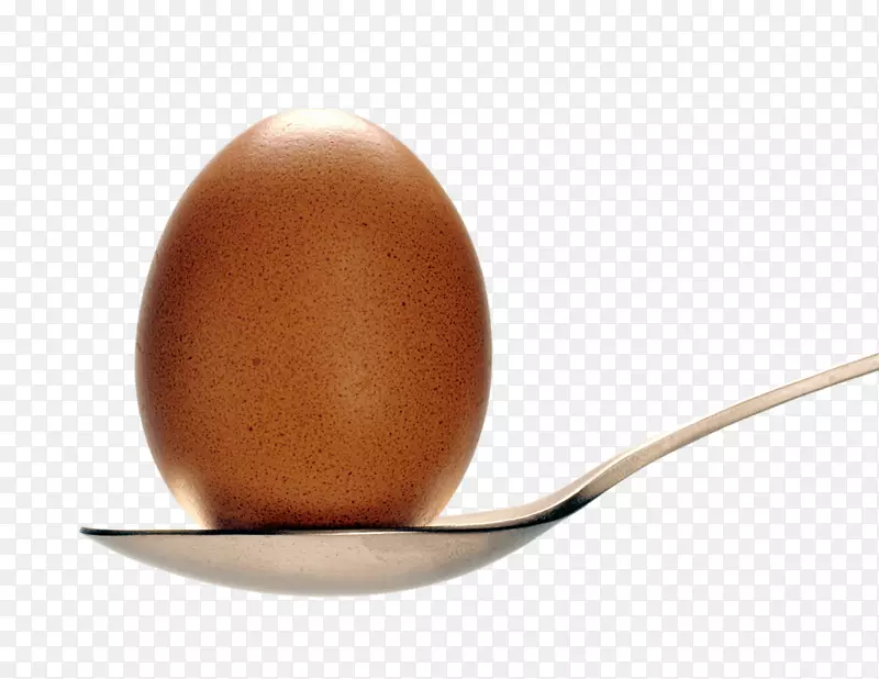 汤匙上的鸡蛋