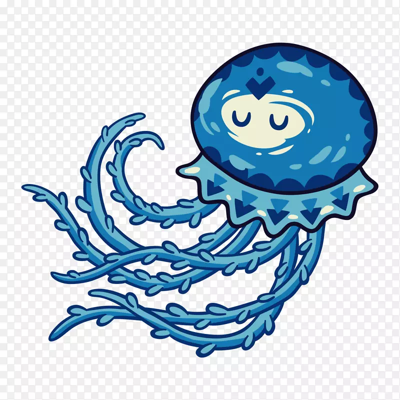 创意世界海洋日蓝色生物