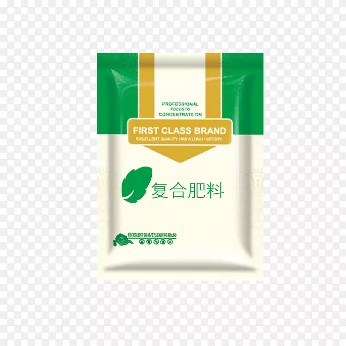绿色简约肥料包装袋