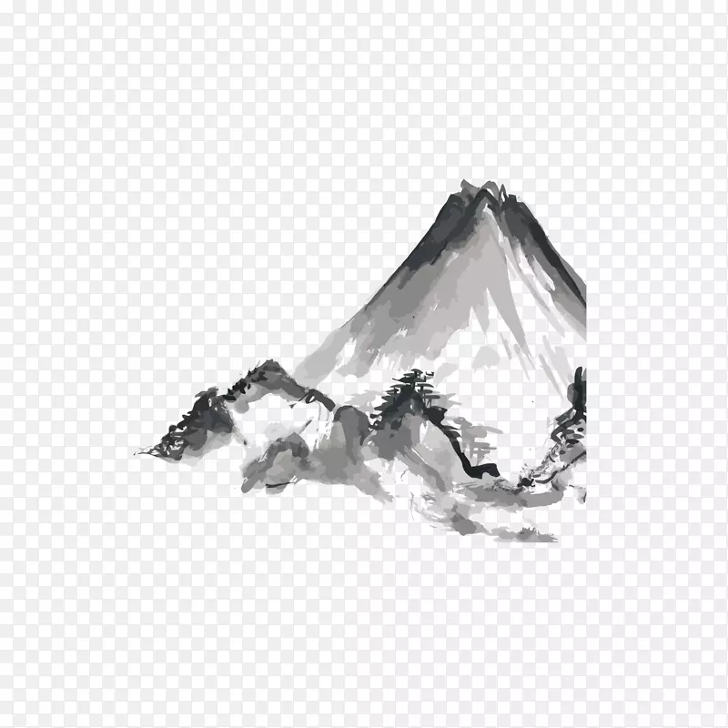 中国风的山水画免抠素材PNG图片素材下载_图片编号jyovrgnq-免抠素材网