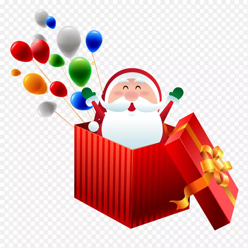 圣诞老人礼盒设计元素