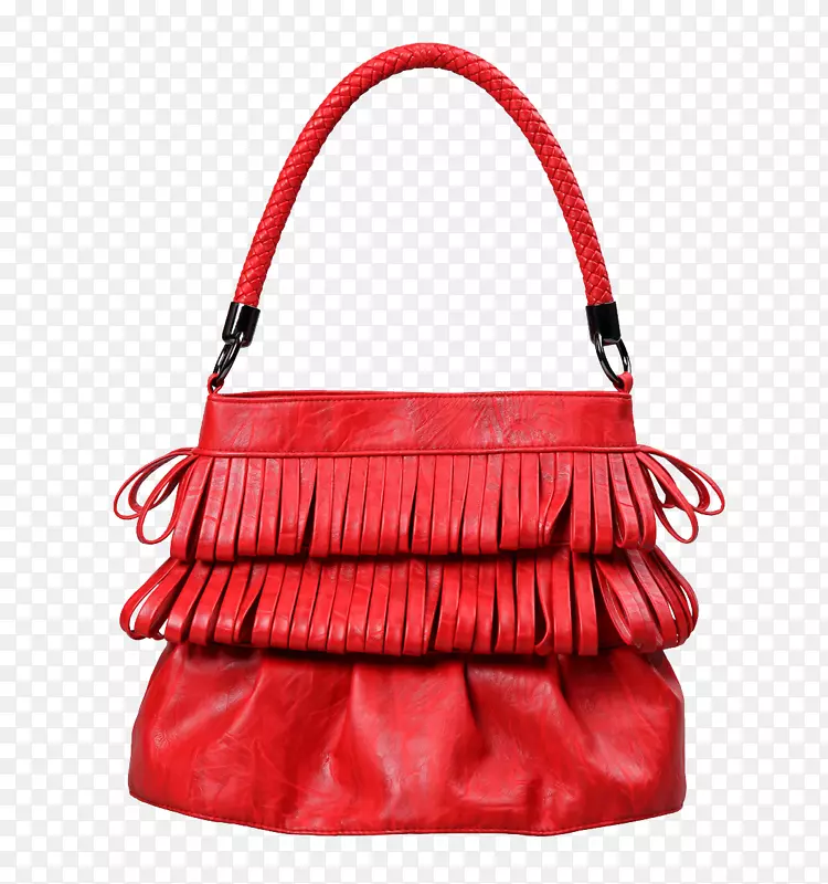 一个红色手提包