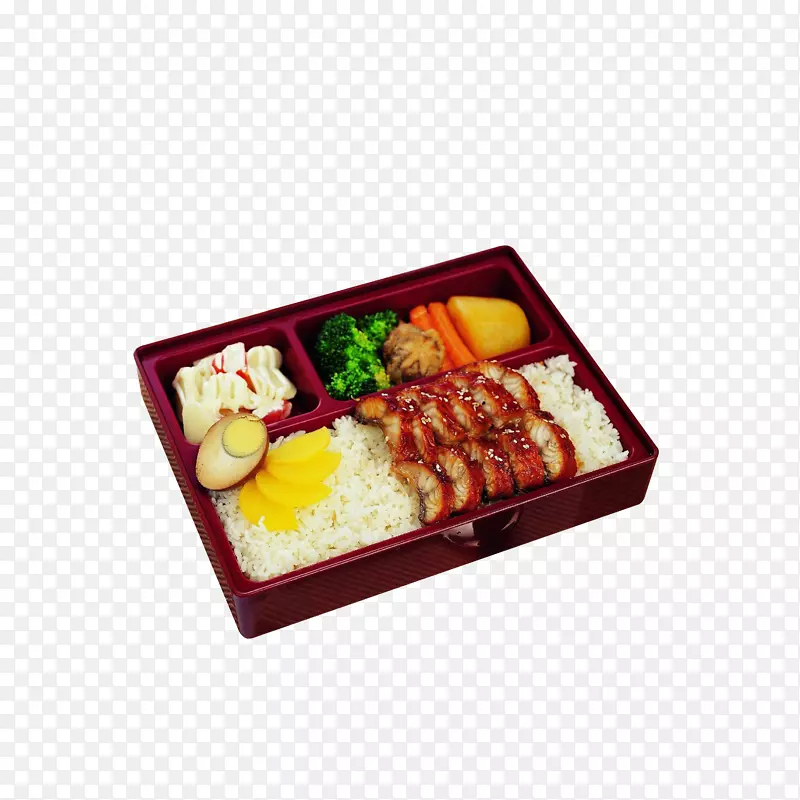 美味叉烧饭实物素材