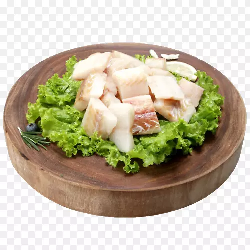 案板鳕鱼块鳕鱼肉美味海鲜美食