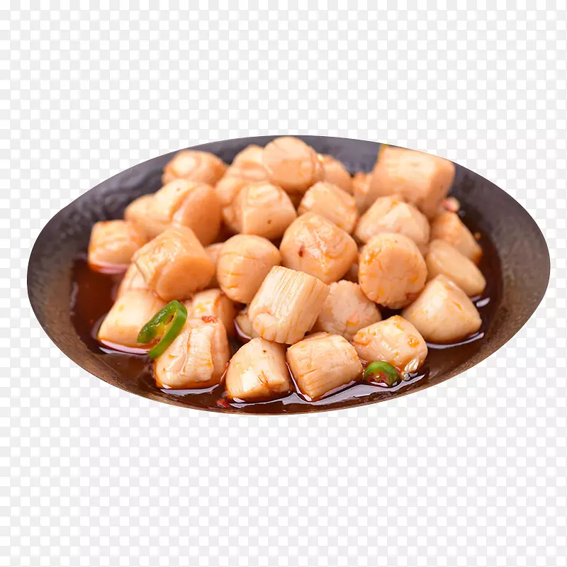 海鲜熟食美味辣炒贝柱