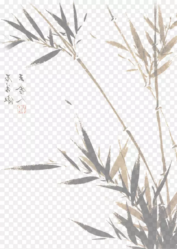 国画竹子