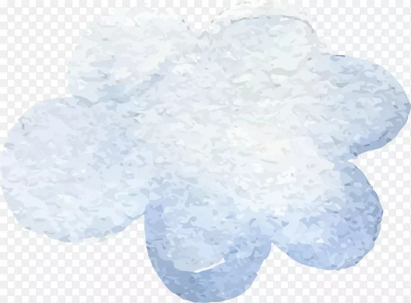 水彩云朵插画设计