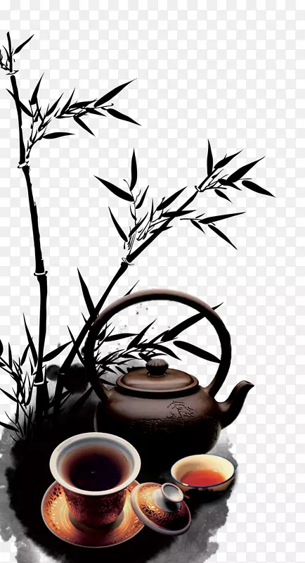 竹子与茶