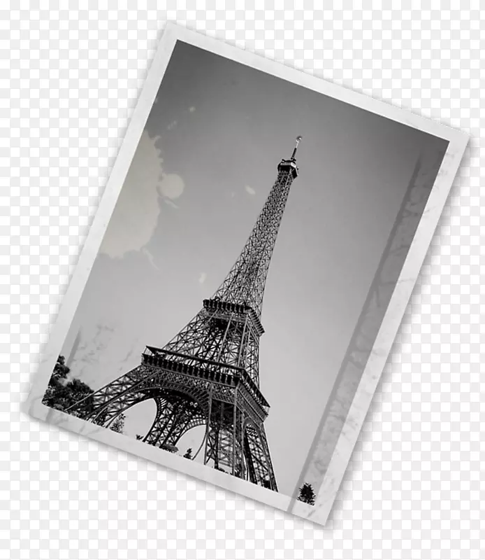 黑白色爱尔菲铁塔照片