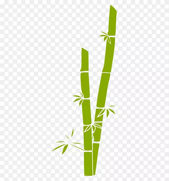 手绘竹子