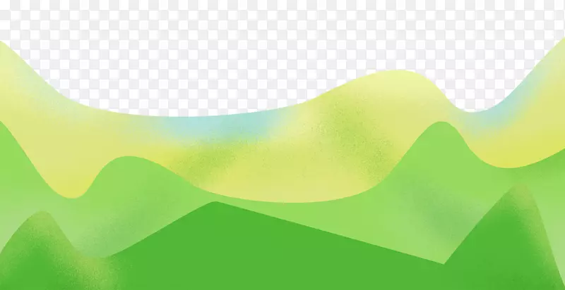 绿色渐变曲线弧度banner