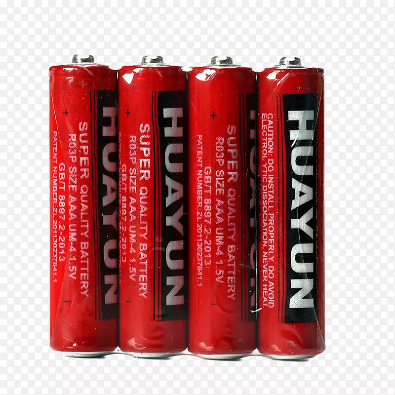 红色常见七号电池