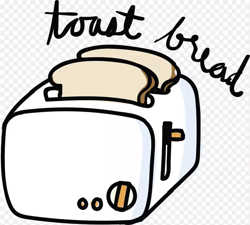 卡通美味早餐面包机
