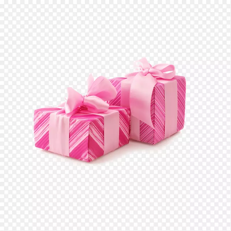 粉色礼品盒