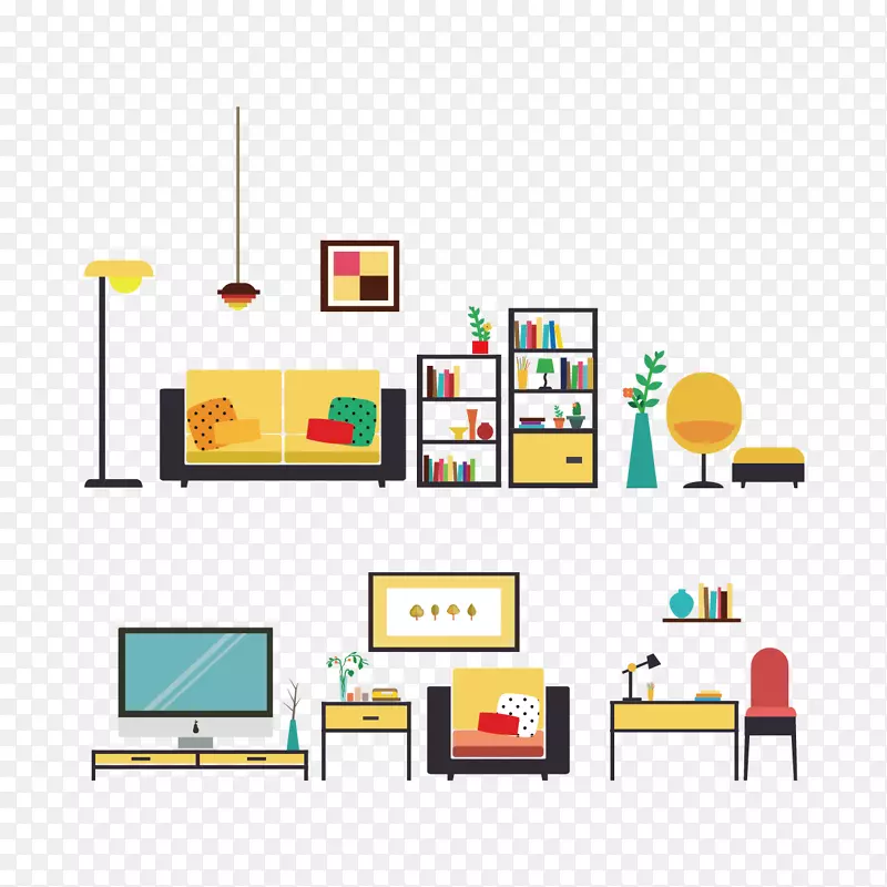 矢量家具图案PNG图片素材下载_图片编号yollrkdq-免抠素材网