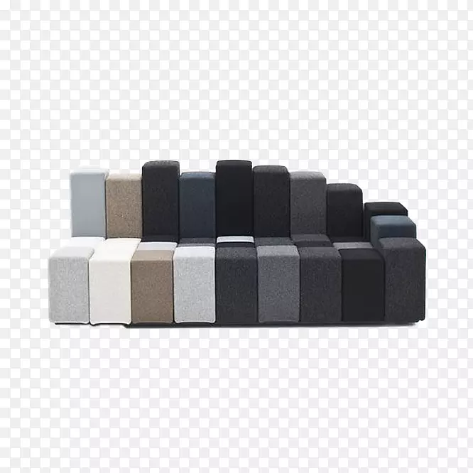 灰色系文艺简约沙发免抠