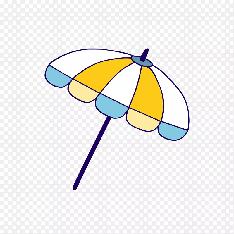 卡通遮阳伞免抠素材