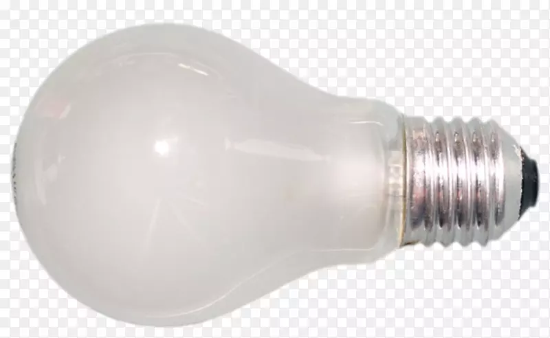 白色立体家居电器灯泡实物