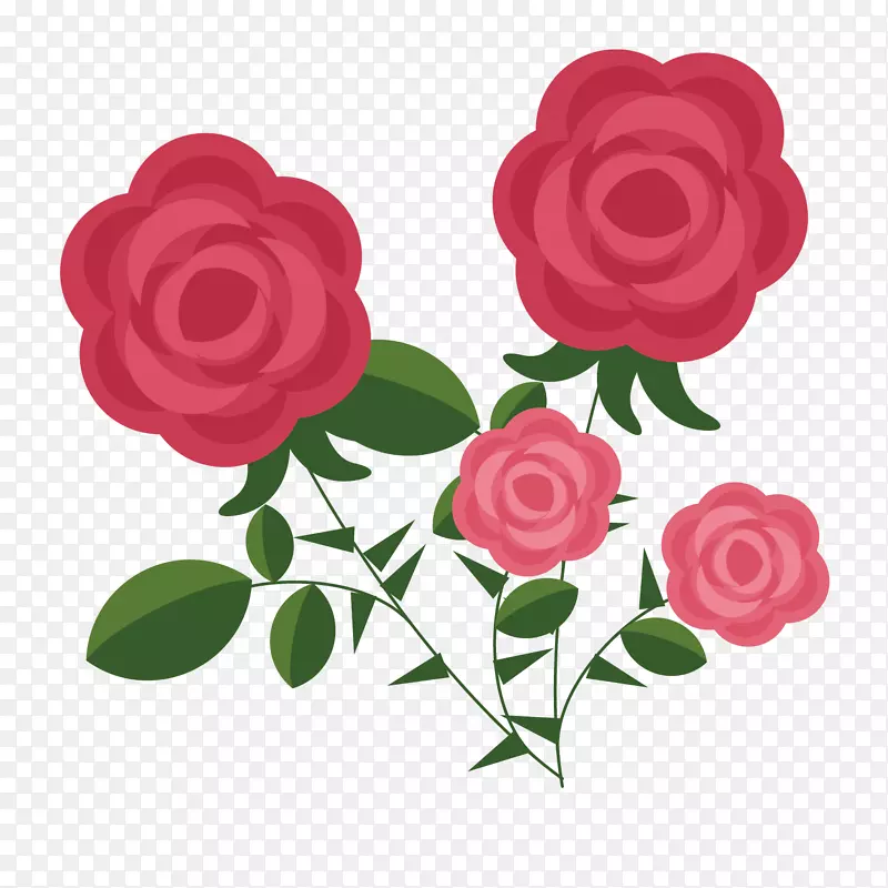 玫瑰花海报背景设计