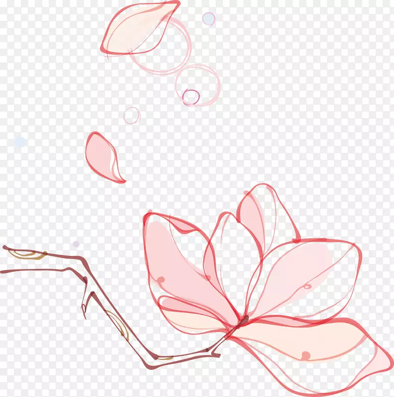 百合花的叶子百合花图案
