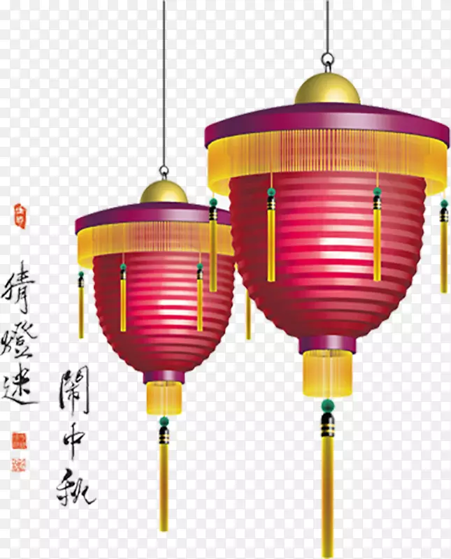 传统中秋节日灯笼