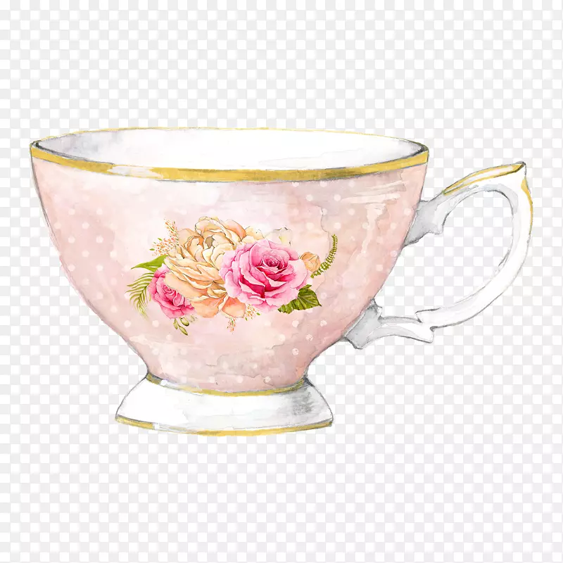 玫瑰茶壶