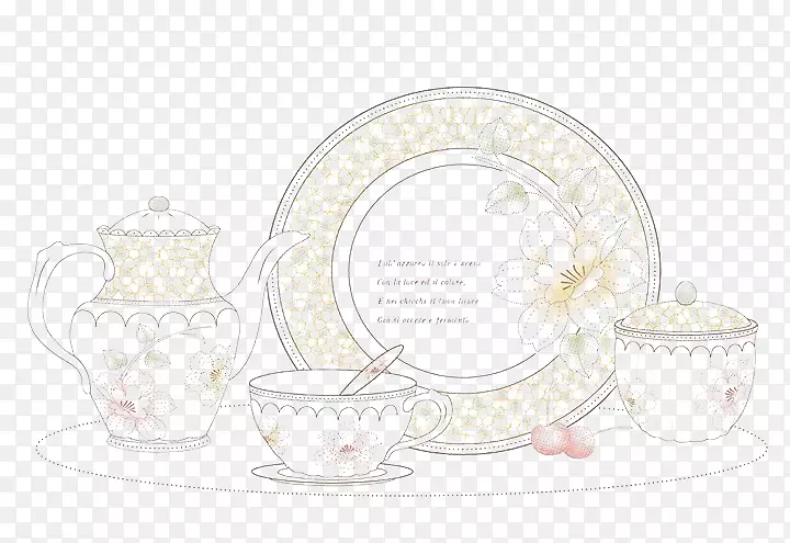 淡雅精致的瓷器