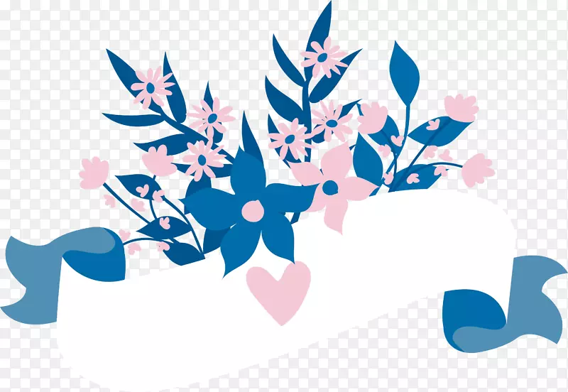 粉色碎花花丛