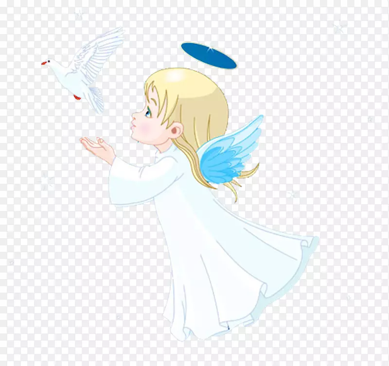 天使与和平鸽