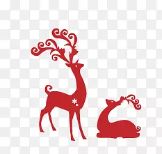 圣诞节素材麋鹿