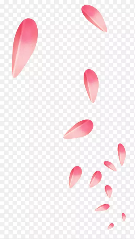 漂浮粉红装饰图案