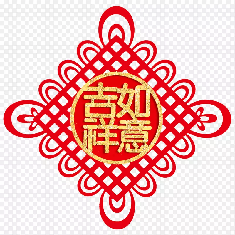 吉祥如意福结装饰