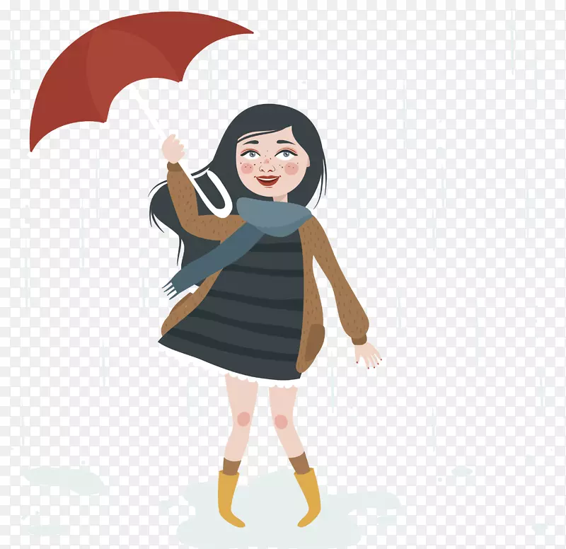 秋日的下雨天