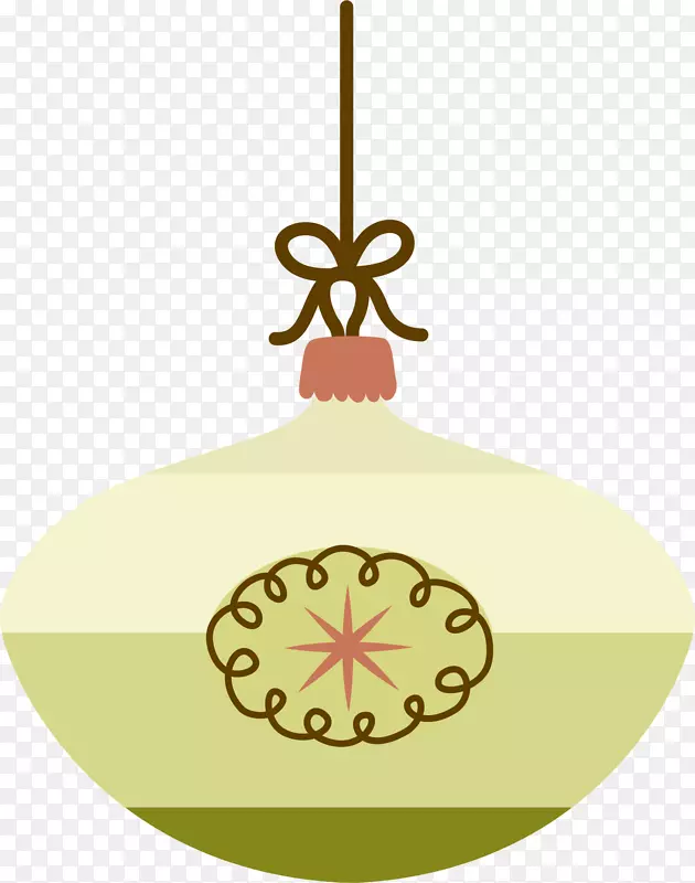 圣诞节绿色吊球挂饰